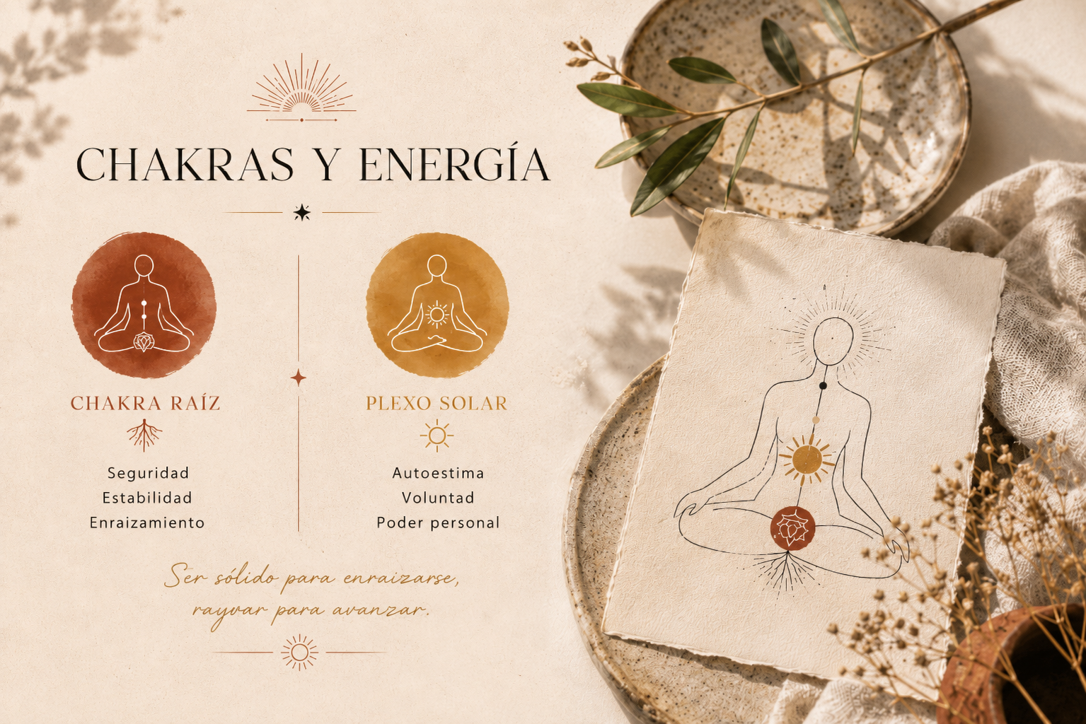 La obsidiana dorada trabaja el chakra raíz y el plexo solar
