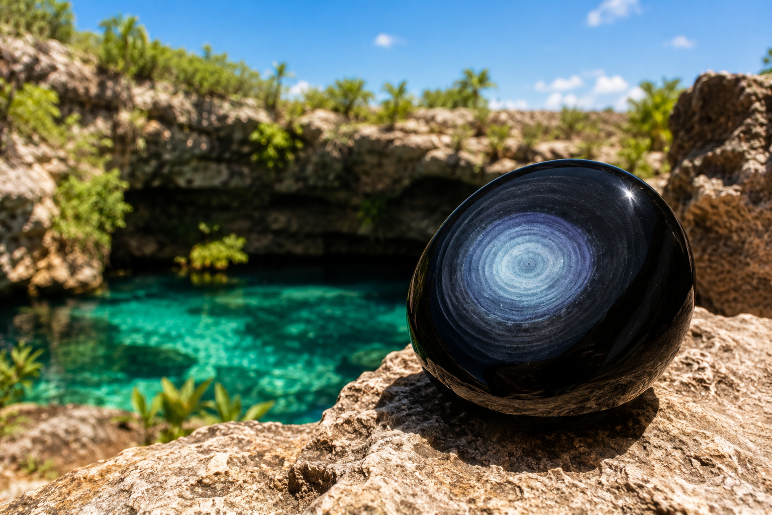 Iridescent eye comes from fine layers of nanoparticles that diffract light