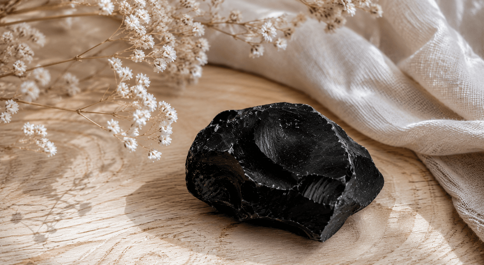 Black obsidian