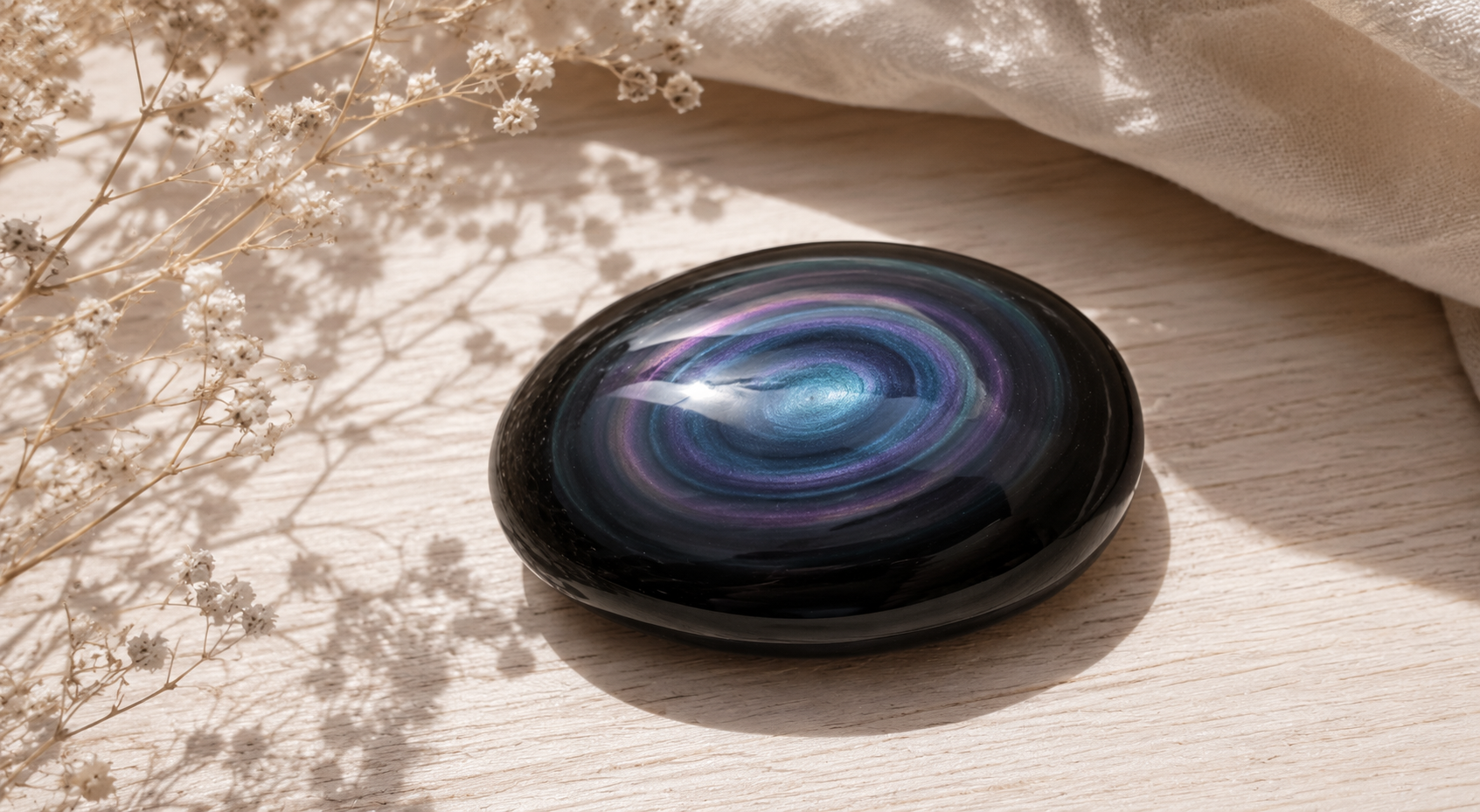 Rainbow obsidian