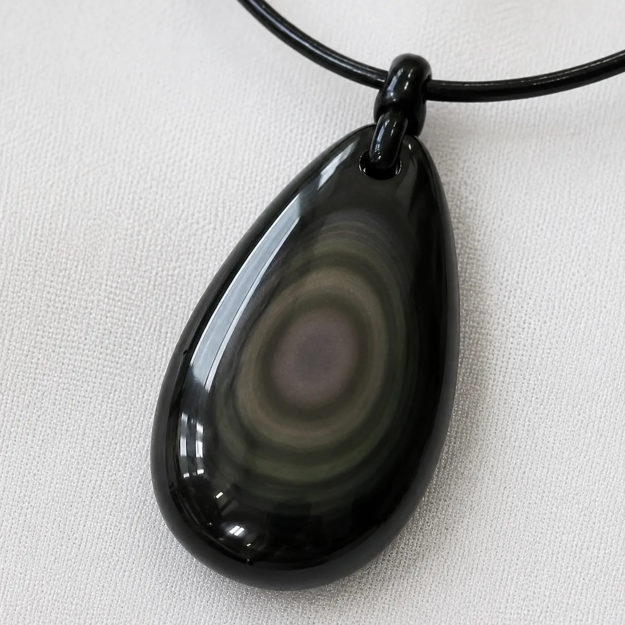 Dije de obsidiana ojo celeste Dije de obsidiana ojo celeste