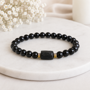 Bracelet Obsidienne Femme