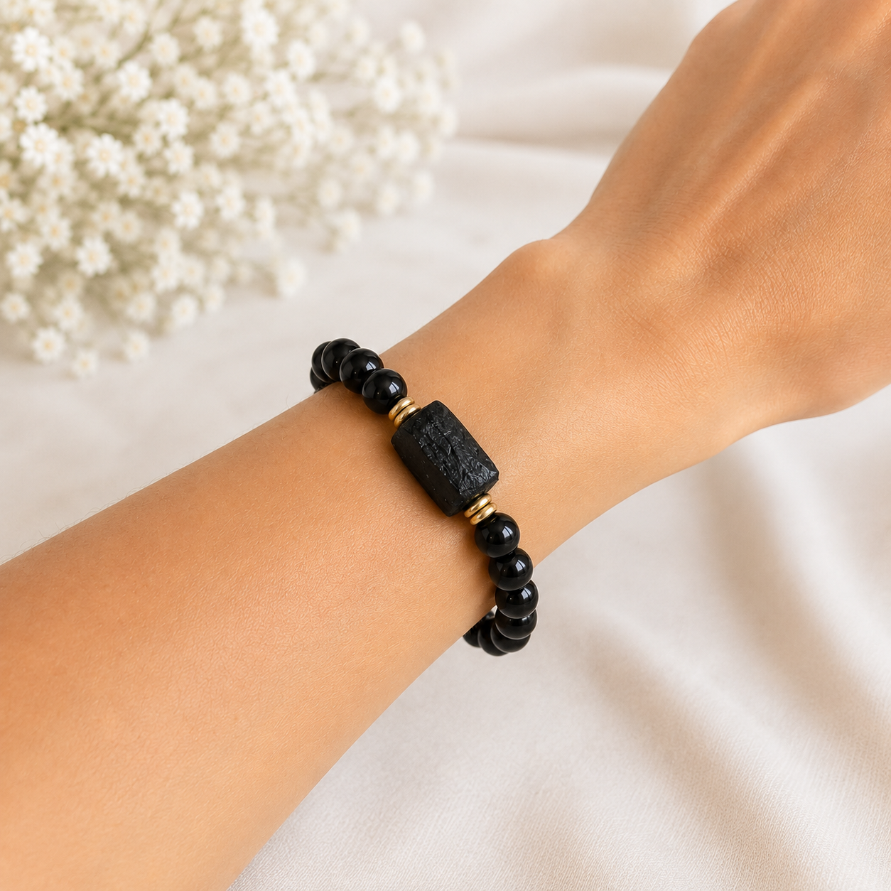 Pulsera Obsidiana Mujer Pulsera Obsidiana Mujer