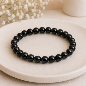 Bracelet Obsidienne Noire 8mm