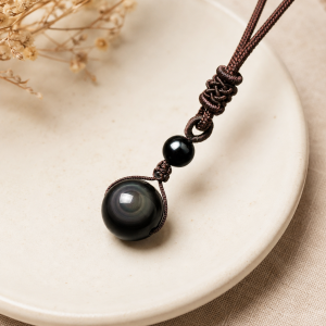 Collier Obsidienne Oeil Céleste