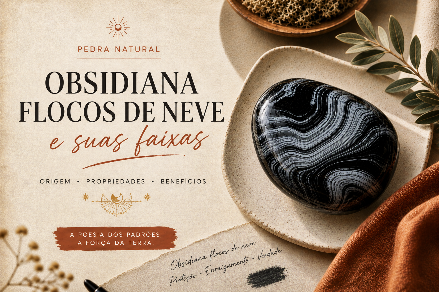 Obsidiana renda da meia-noite revelando as suas fitas negras contra a luz
