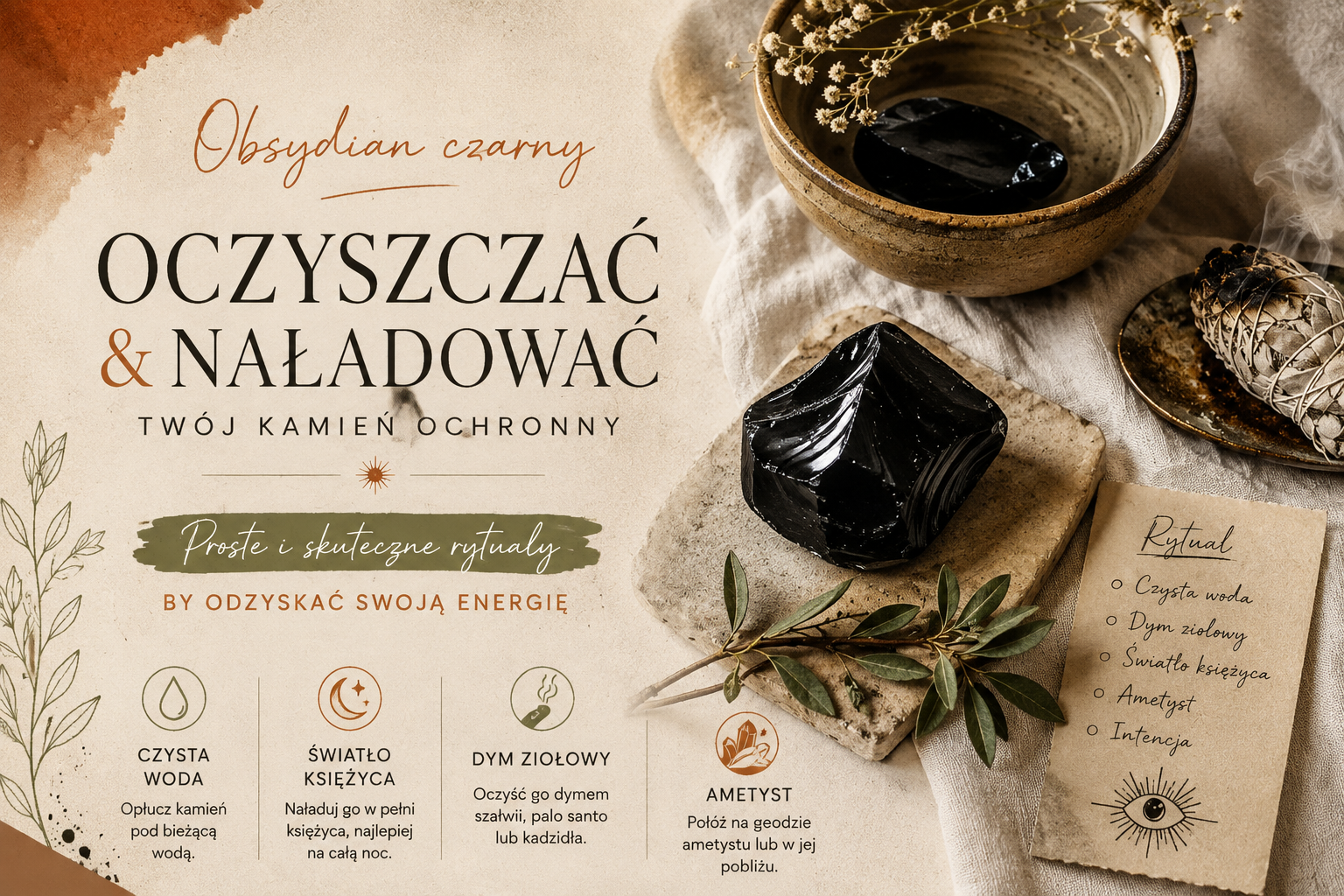 Najpierw oczyszczanie, potem ładowanie: mały, łagodny rytuał