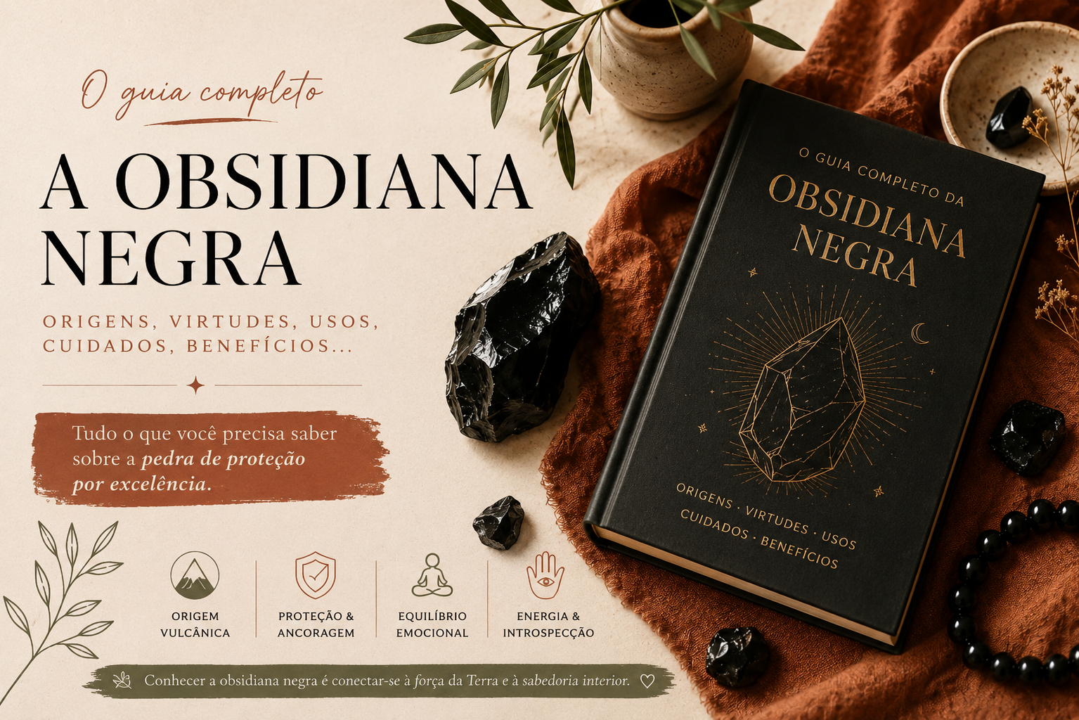 Pedra Obsidiana: o Guia Completo A obsidiana, um vidro nascido do fogo dos vulcões