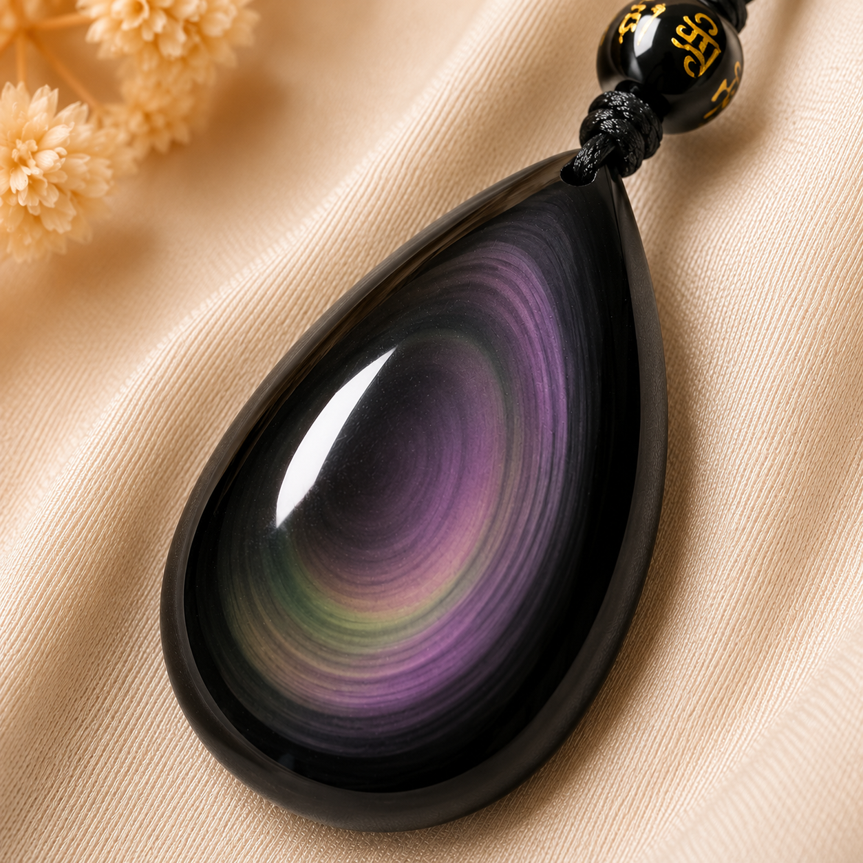 Pendentif Obsidienne Arc-en-Ciel pendentif obsidienne Arc-en-Ciel Pierre
