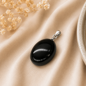 pendentif obsidienne Cabochon