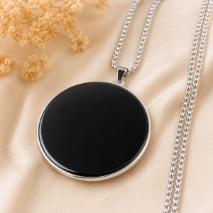 pendentif obsidienne femme